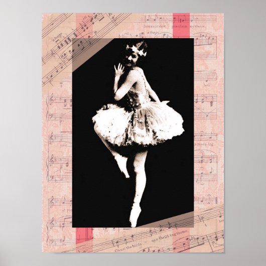 Ballerina Tancing Poster (Vorne)