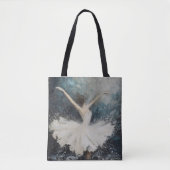 Ballerina Tanz Abstrakte Kunst Tasche (Vorderseite)