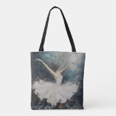 Ballerina Tanz Abstrakte Kunst Tasche (Rückseite)