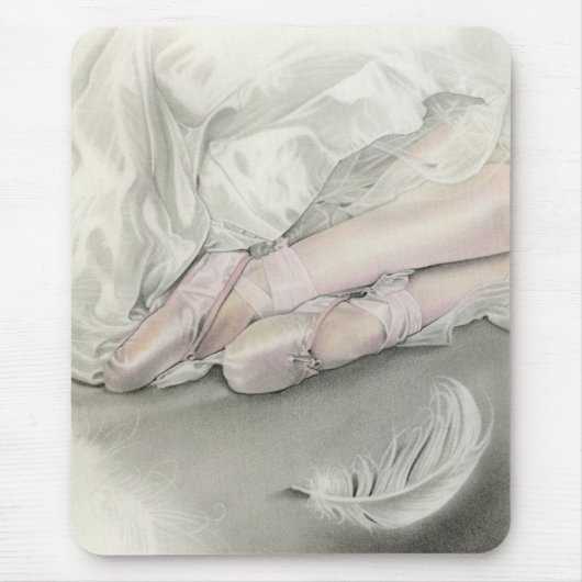Ballerina-Tanz des Schwans Mousepad (Vorne)
