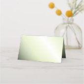 Ballerina Tanz mit grünem Glow Platzkarte (Rückseite)