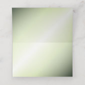 Ballerina Tanz mit grünem Glow Platzkarte (Innenseite Aufgefaltet)