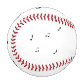 Ballerina Tanz mit mir Musiknote Baseball (Vorderseite Links)
