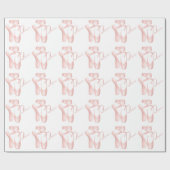 Ballerina Tanz Schuhe Pink GW Geschenkpapier (Flach)