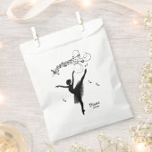 Ballerina Tanzen mit Musik Personal Geschenktütchen (Ausgeschnitten)
