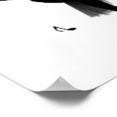 Ballerina Tanzen mit Musik Personal Poster (Ecke)