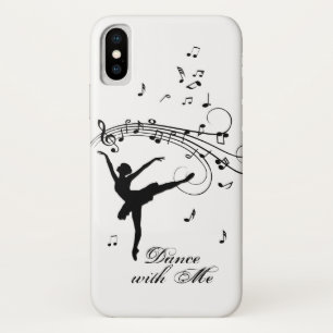 Ballerina Tanzen mit Musiknoten Case-Mate iPhone Hülle