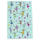 Ballerina-Tänzer-Geschenk-Taschen Mittlere Geschenktüte (Vorderseite)