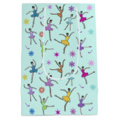 Ballerina-Tänzer-Geschenk-Taschen Mittlere Geschenktüte (Rückseite)
