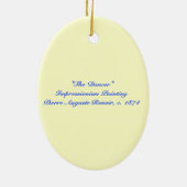 Ballerina-Tänzer Keramikornament (Hinten)