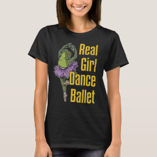 Ballerina Tänzerin Ballet Tanz Kostüme Frosch T-Shirt