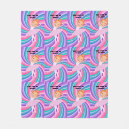 Ballerina-Tänzerin Fleecedecke