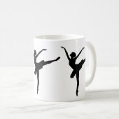 Ballerina-Tasse Kaffeetasse (VorderseiteRechts)