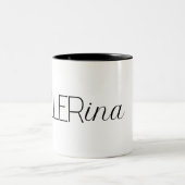 BALLERina-Tasse Zweifarbige Tasse (Mittel)