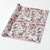 Ballerina-Tiere Geschenkpapier (Ungerollt)