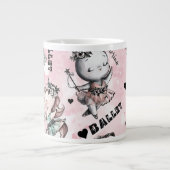 Ballerina-Tiere Jumbo-Tasse (Vorderseite)