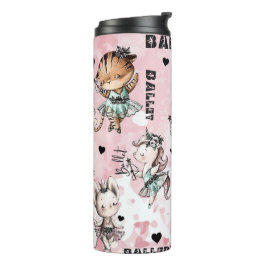 Ballerina-Tiere Thermosbecher