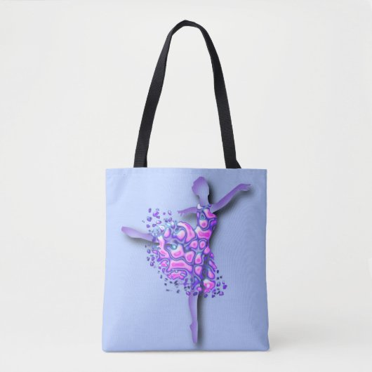 Ballerina Tote Bag Ballet Tänzerin Tasche (Vorderseite)