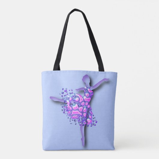 Ballerina Tote Bag Ballet Tänzerin Tasche (Rückseite)