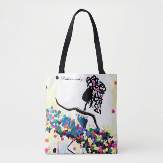 Ballerina Tote Bag Tasche (Vorderseite)