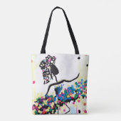 Ballerina Tote Bag Tasche (Rückseite)
