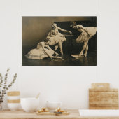 Ballerina-Trio-Poster Poster (Küche)