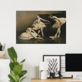 Ballerina-Trio-Poster Poster (Heimbüro)