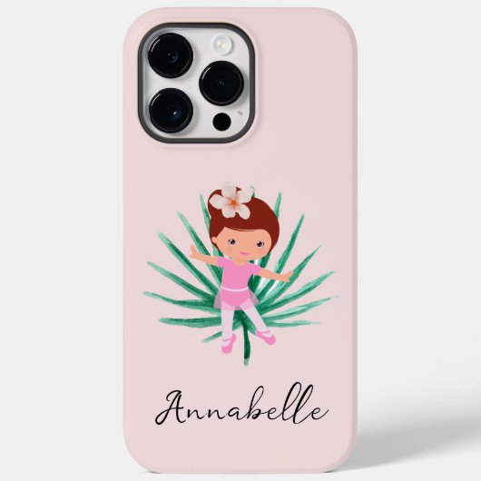 Ballerina Tropical Life Case-Mate iPhone Hülle (Rückseite)