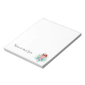 Ballerina Tropical Notizblock (Rotiert)