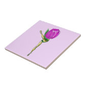 Ballerina Tulip Ballet Dancer Keramik Tile Fliese (Seite)