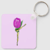 Ballerina Tulip Ballet Dancer Schlüsselanhänger (Rückseite)