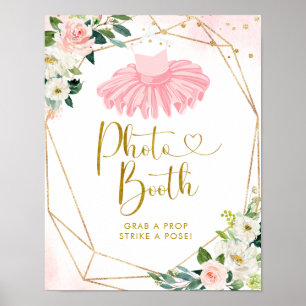 Ballerina Tutu Baby Duschkabine Foto Standzeichen Poster