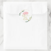 Ballerina Tutu Babydusche Danke Sticker (Tasche)