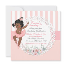 Ballerina Tutu Ballett Rosa Streifen Spitze