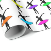 Ballerina Tutu Ballett Tänzer Lehrerin Erwägung Geschenkpapier (Rolleneckpunkt)