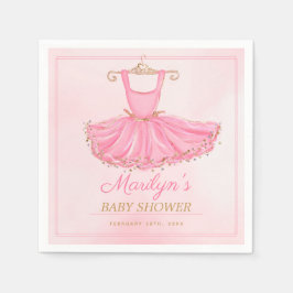 Ballerina Tutu Dress Baby Dusche Geburtstag Serviette