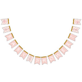 Ballerina Tutu Girl Baby Shower Gold Party Dekorat Wimpelkette