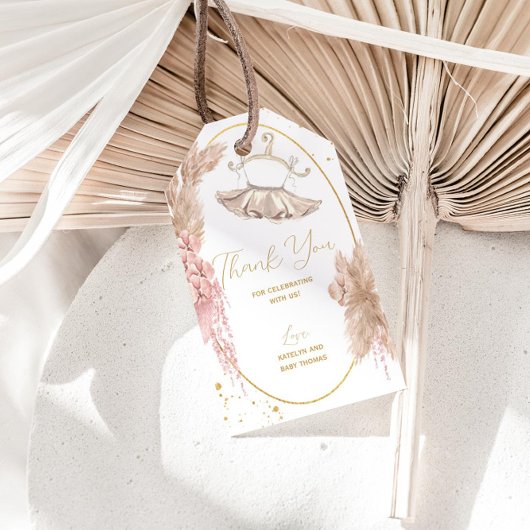 Ballerina Tutu Kinderdusche oder Geburtstag Vielen Geschenkanhänger