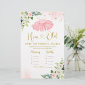 Ballerina Tutu Kinderdusche Wie alte Eltern spiele (Stehend Vorderseite)