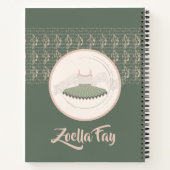 Ballerina Tutu Kleid mit Musiknoten Notizblock (Rückseite)