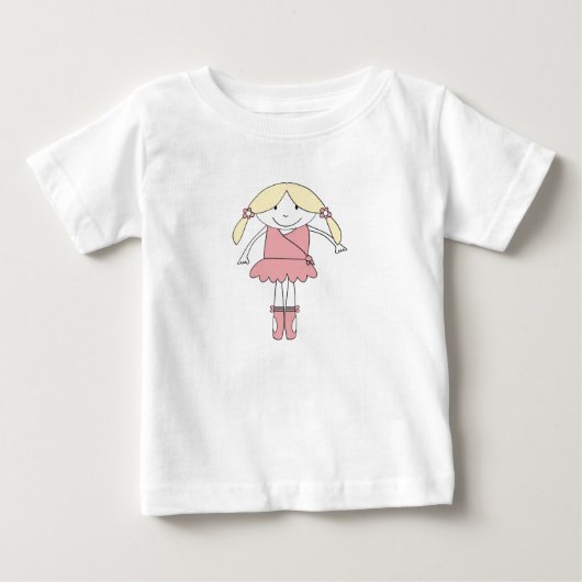 Ballerina Tutu T - Shirt (Vorderseite)
