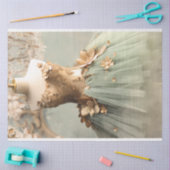 Ballerina Tutu, Traumkleid, Vintages Mannequin Seidenpapier (Basteln)