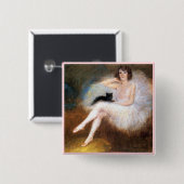 Ballerina und Black Cat Button (Vorne & Hinten)