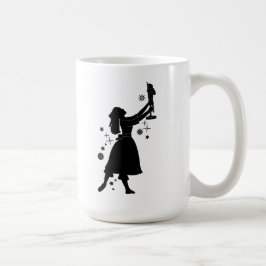Ballerina und Nussknacker am Weihnachten Kaffeetasse