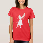 Ballerina und Nussknacker am Weihnachten T-Shirt (Vorderseite)