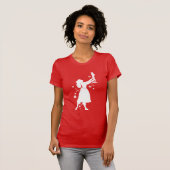 Ballerina und Nussknacker am Weihnachten T-Shirt (Vorne ganz)
