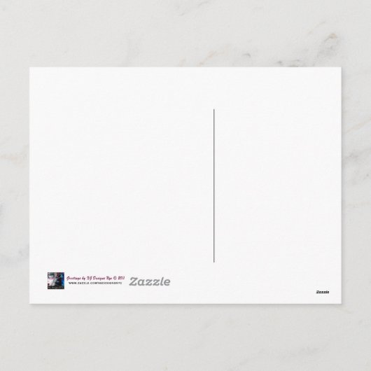 Ballerina und Nutcracker Digitale Postkarte (Rückseite)