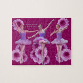 Ballerina und rosa Mamas Puzzle (Horizontal)