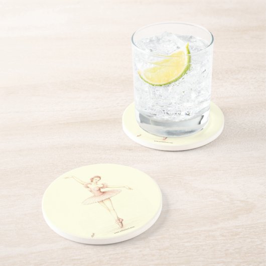 Ballerina Untersetzer (Seite)