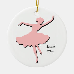 Ballerina-Verzierung Keramikornament